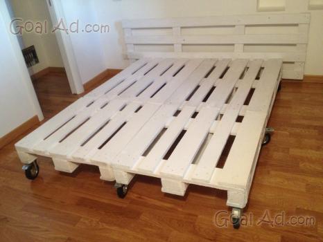 Arredamenti pallet letto matrimoniale misure 200x160 cerca ... Arredamenti camere da letto ancona