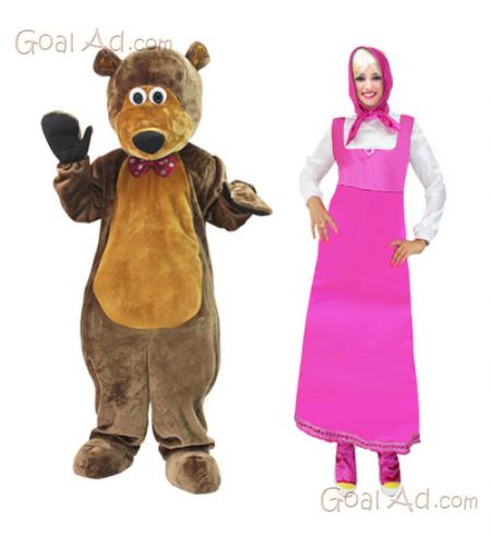 Masha orso noleggio disponiamo mascotte costume. Cerca, compra, vendi nuovo  e usato: Costume da bagno Masha e Orso Ragazze