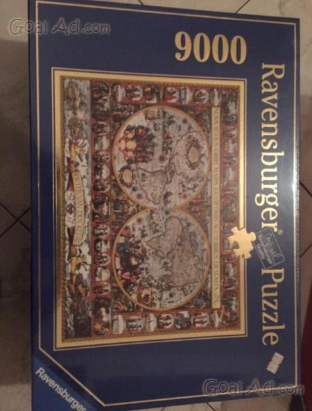 Puzzle ravensburger 9000 grande mappamondo 1611. Cerca, compra, vendi nuovo  e usato: Puzzle Ravensburger 9000 pz Grande Mappamondo 1611