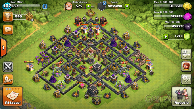 Mura Livello 12 Clash Of Clans